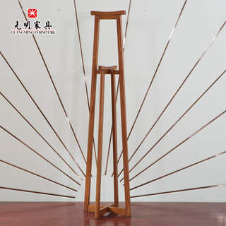 【米兰体育】实木橡木衣帽架挂118-92102-48